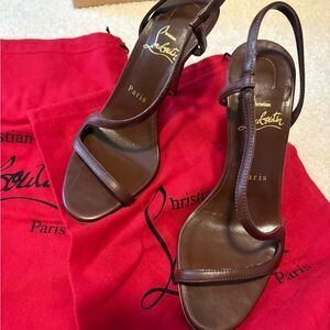 Christian Louboutin Dark Brown Heels